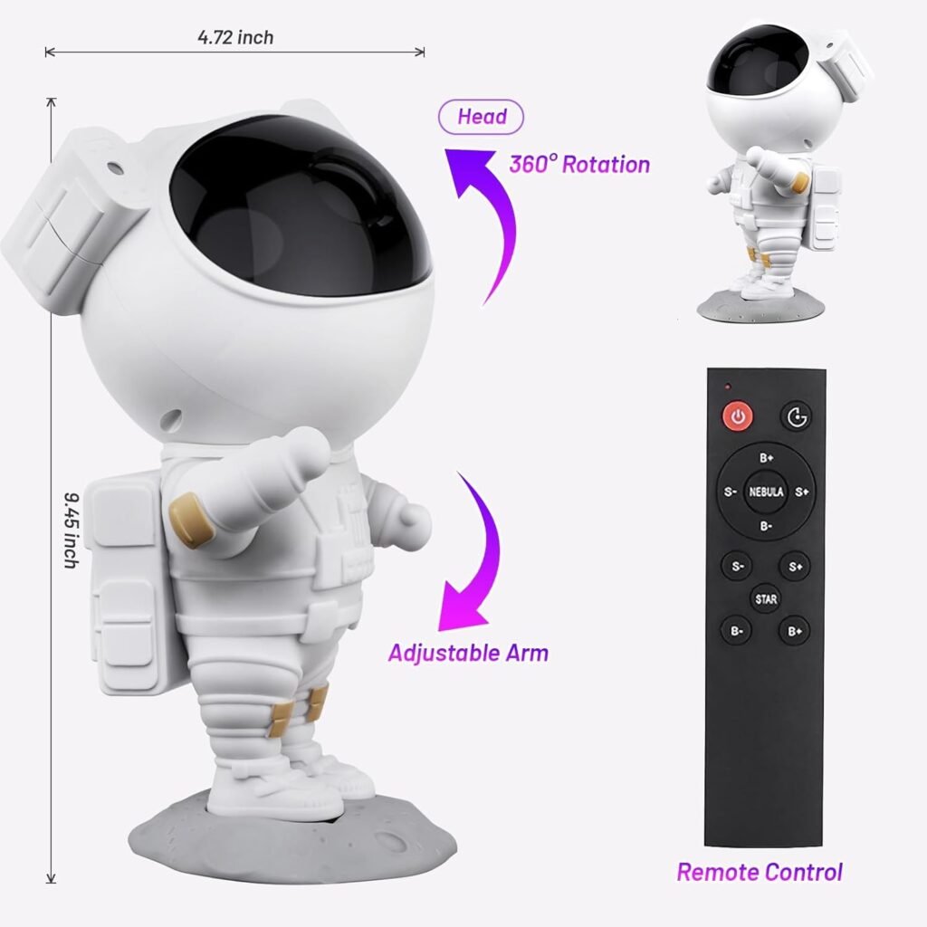 Proyector astronauta Amazon. La estética más molona y más de exploración del universo.